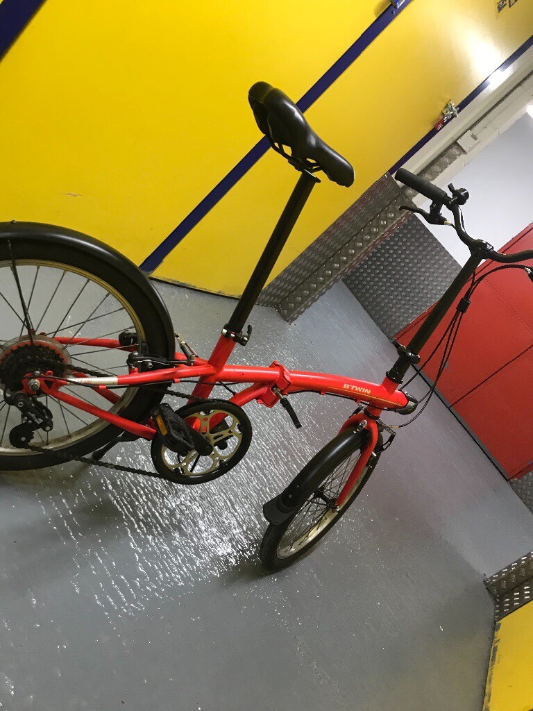 btwin fold up bike