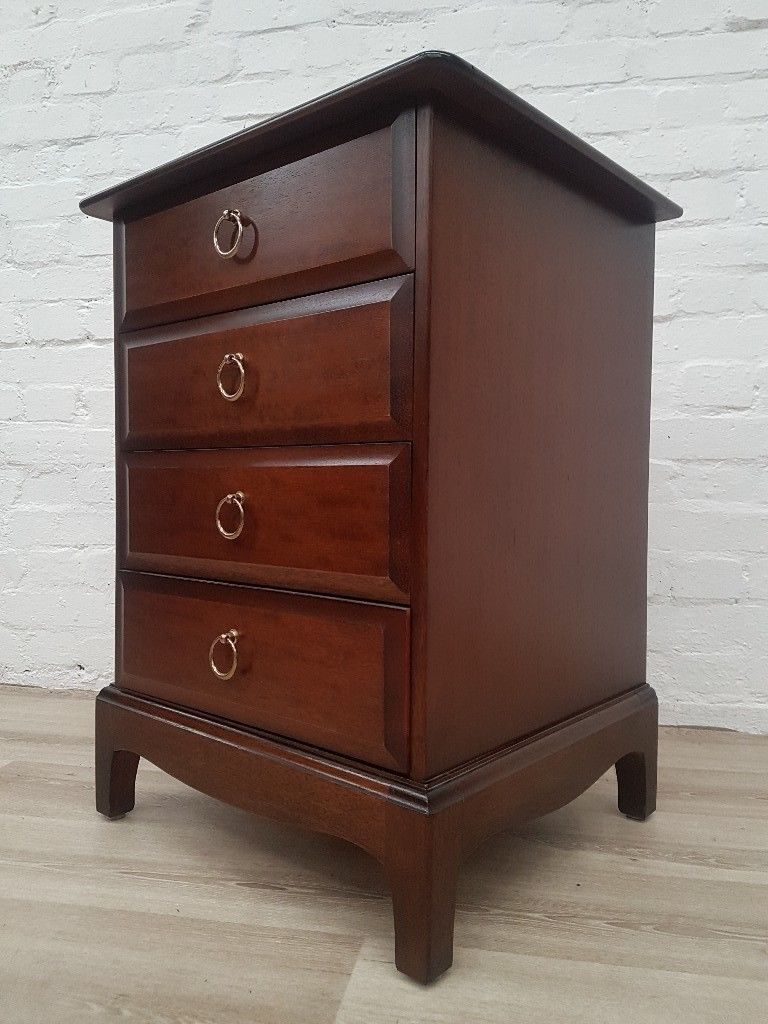 Stag Minstrel Four Drawer Bedside (DELIVERY AVAILABLE FOR THIS