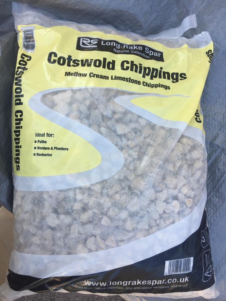 50 bags of Cotswold Chippings 10mm20mm gravel aggregate from Stone