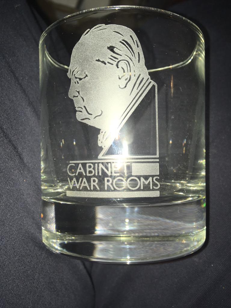 Sir Winston Churchill War Cabinet Whiskey Glass In Burntisland