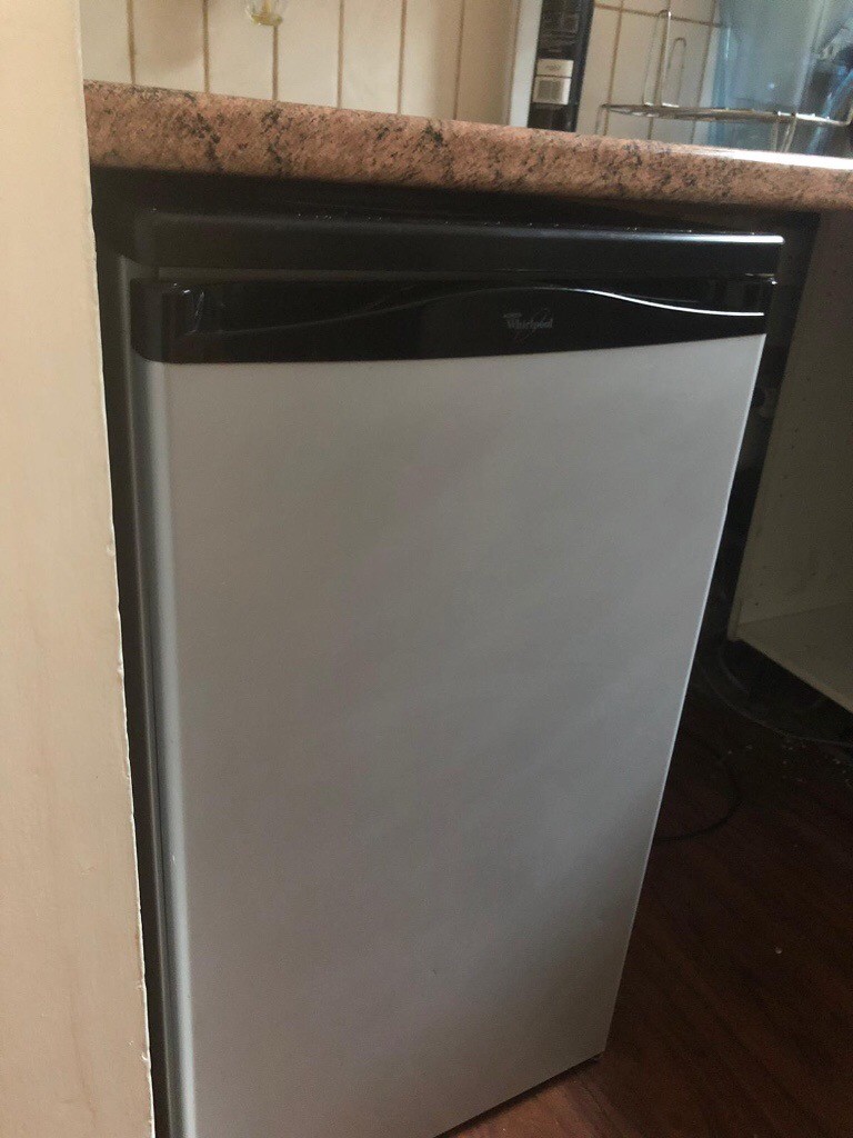 Undercounter slimline fridge in silver in Streatham Hill, London