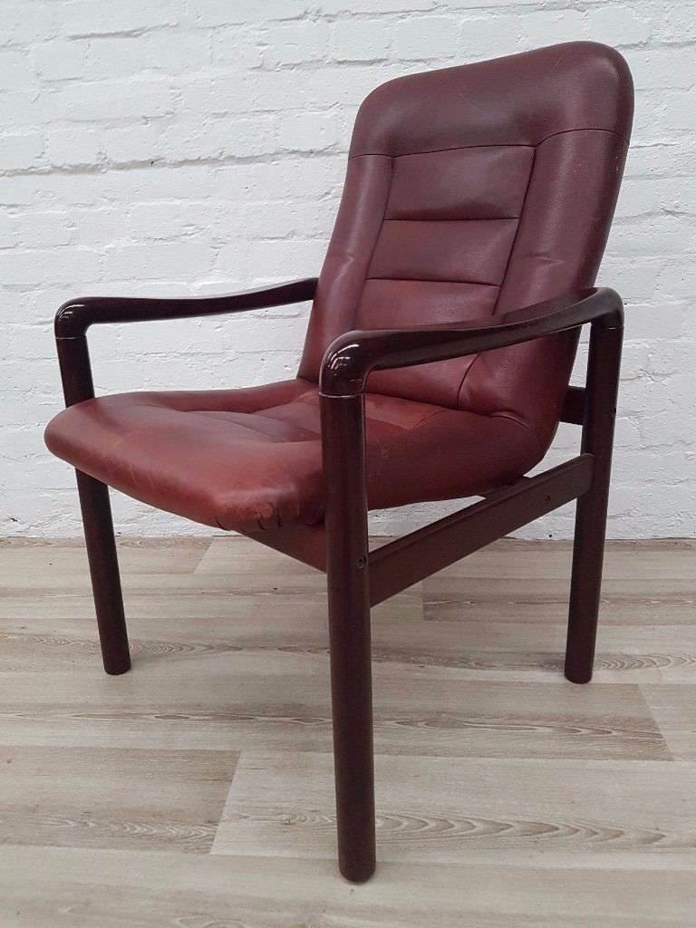 Dyrlund Danish Leather Armchair (DELIVERY AVAILABLE FOR THIS ITEM OF FURNITURE) in West End