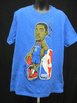 New Oklahoma Thunder Youths Size S Small 8 Blue Adidas Shirt MSRP $22