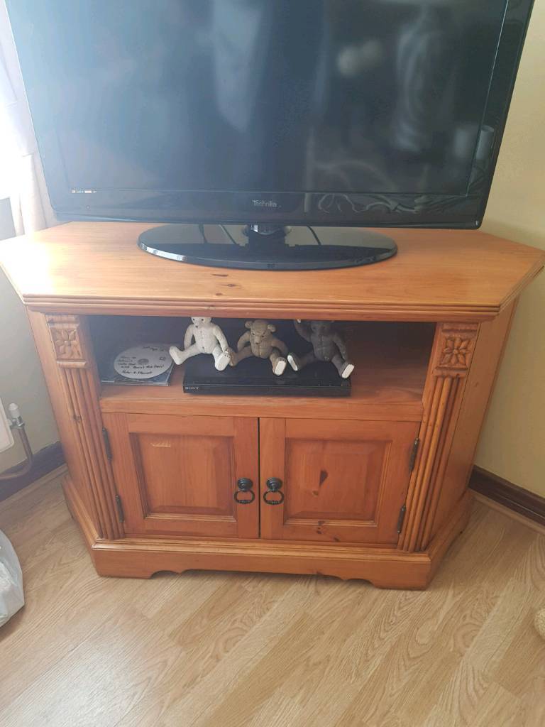 Corner tv unit and mexican pine in Ballymena, County Antrim