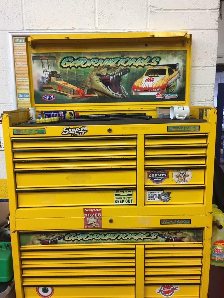 Mac tools gatornational box and tools (snapon,Mac,britool,etc) in