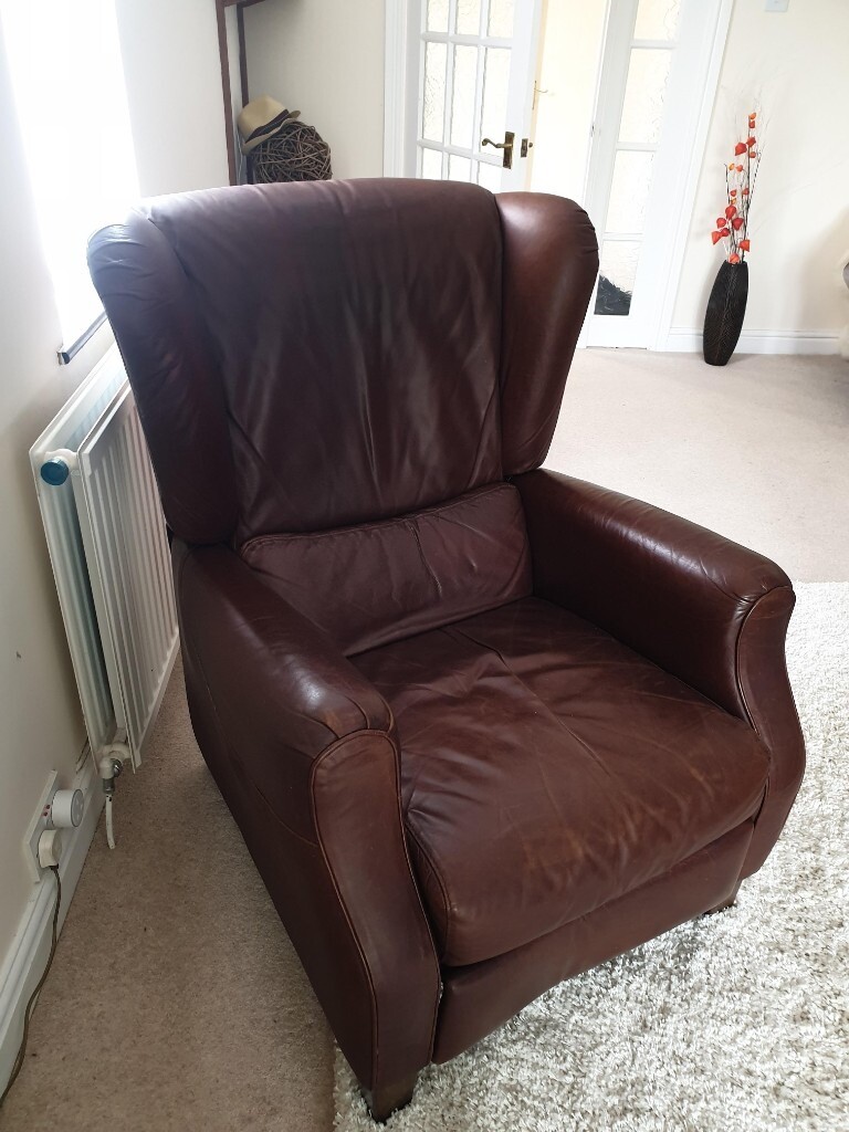 Leather Reclining Chair in Clevedon, Somerset Gumtree