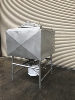 Breddo 300 Gallon Insulated SS Likwifier, Dairy Mixing Tank, Process Machinery