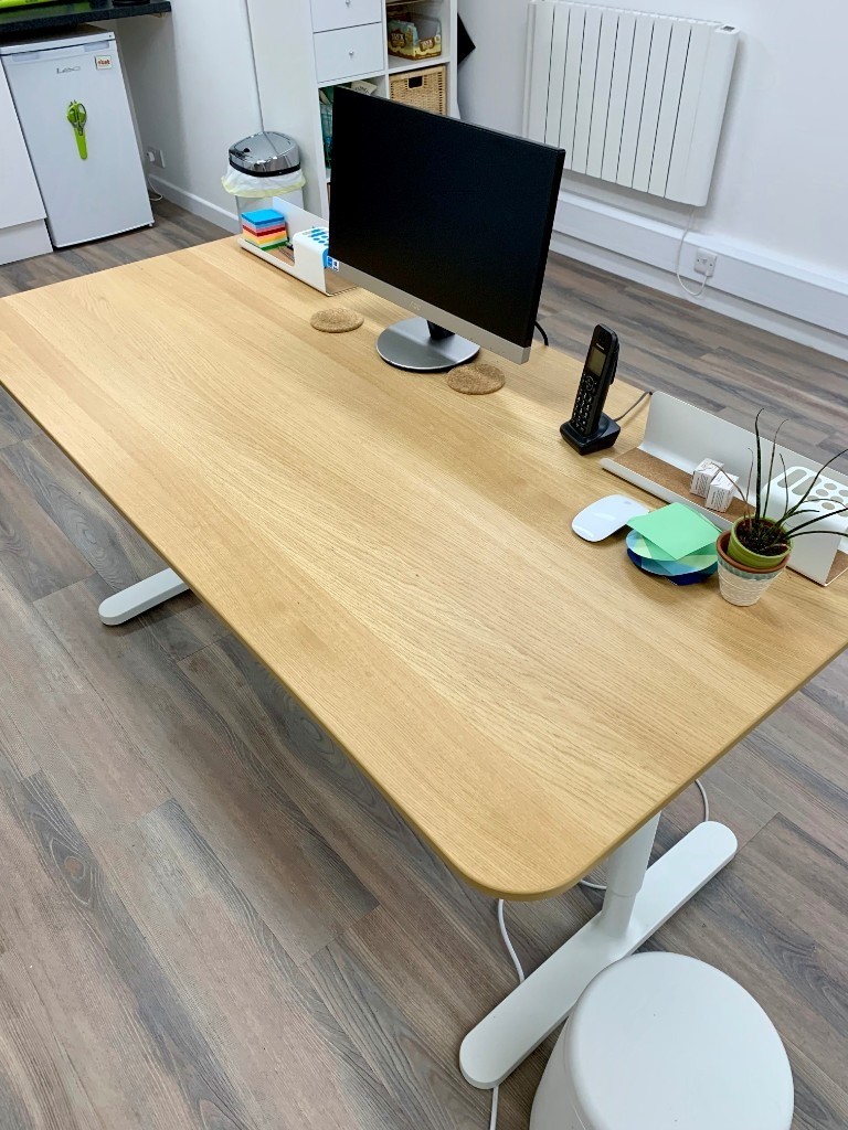 IKEA Bekant Desk Oak/White RRP £150 in Brighton, East Sussex Gumtree