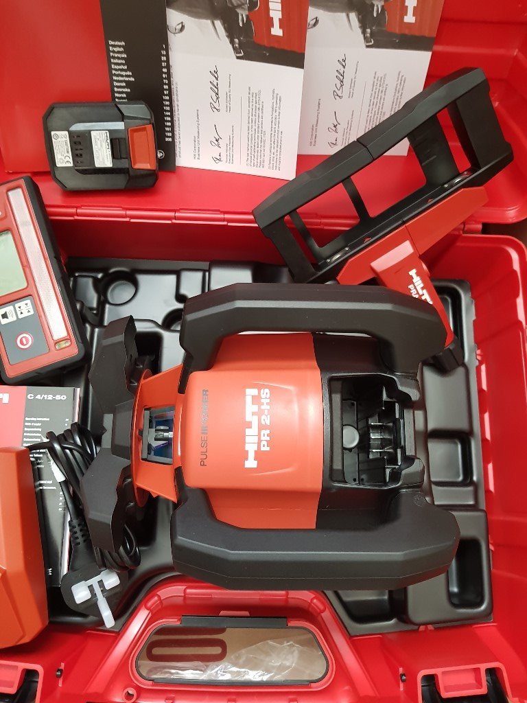 Hilti PR 2HS A12 rotating laser levelling tool. New. in Ardwick