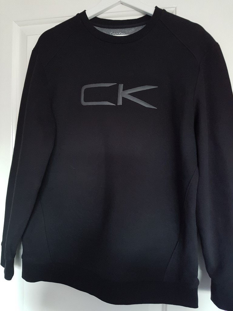 Mens Calvin Klein Black Jumper Large in Pollok, Glasgow Gumtree