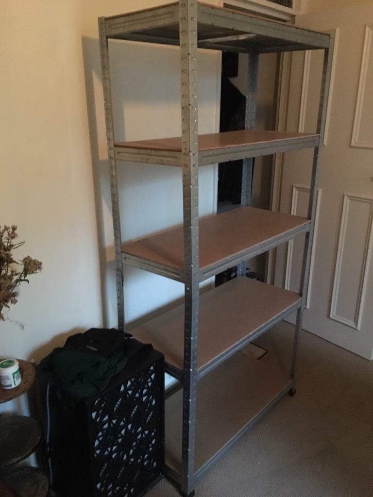1.8m Boltless Metal 5 Tier Shelving Unit Racking Shelf in Hackney