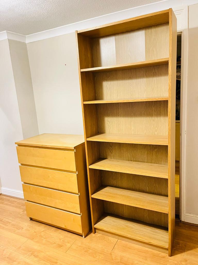 IKEA Malm Chest of Drawers Wardrobe Large Billy Bookcase Storage Shelf in Headington
