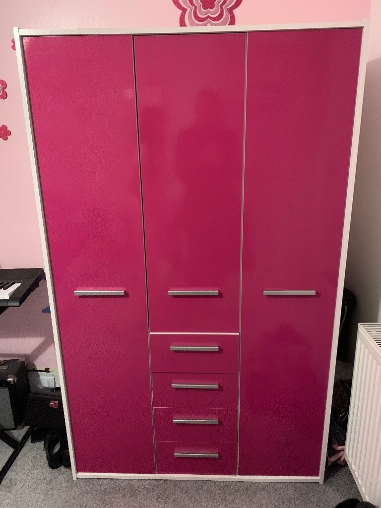 Pretty PINK GLOSS wardrobe and other items in Cambuslang, Glasgow