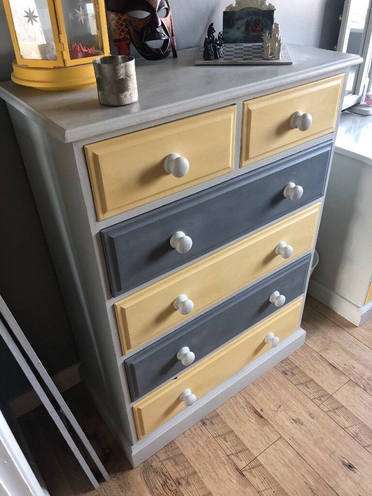 Tall painted chest of drawers | in Loughborough ...