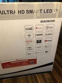 image for 65 inch smart tv (damaged)