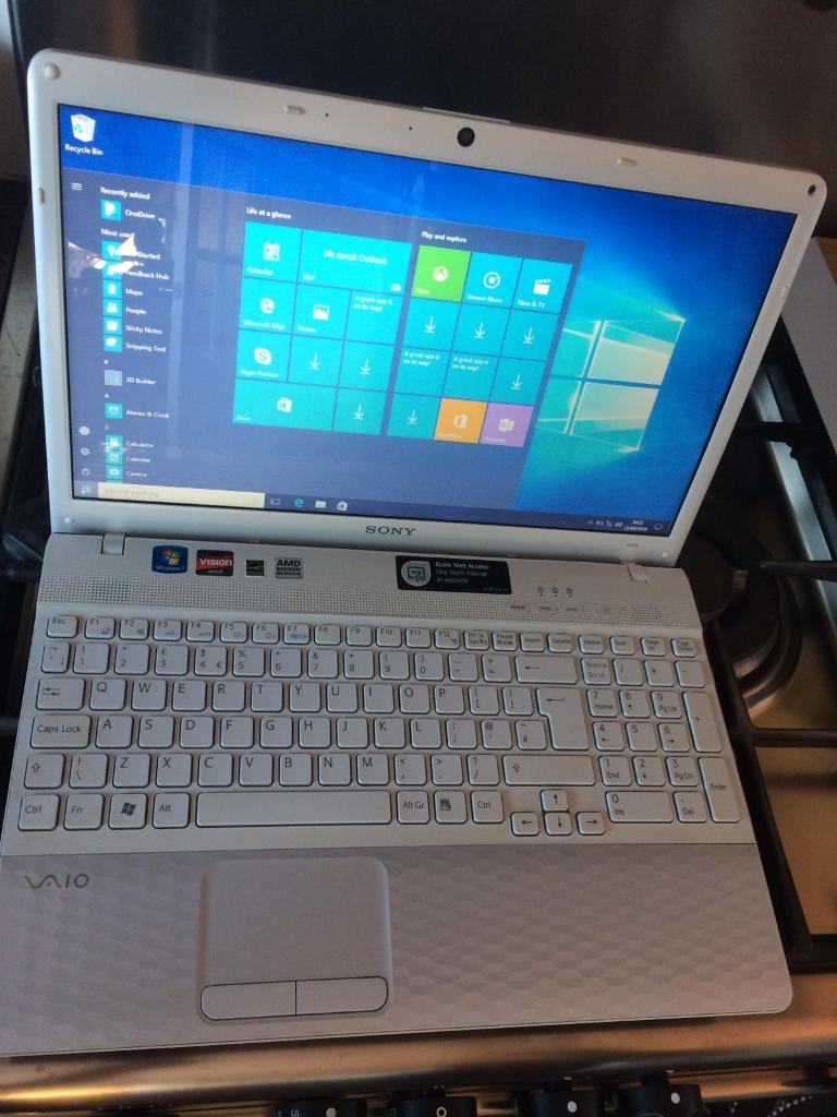 Sony vaio laptop 500gb hard drive 4gb memory windows 10 can deliver
