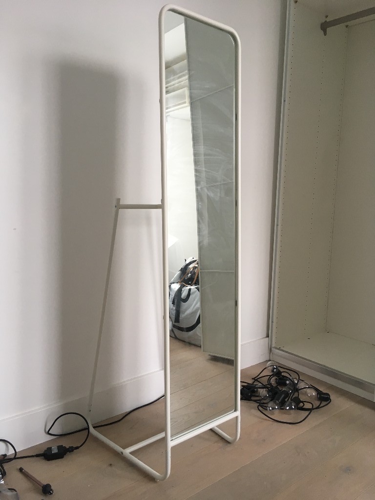 Free standing mirror, white, Ikea. in Hoxton, London Gumtree
