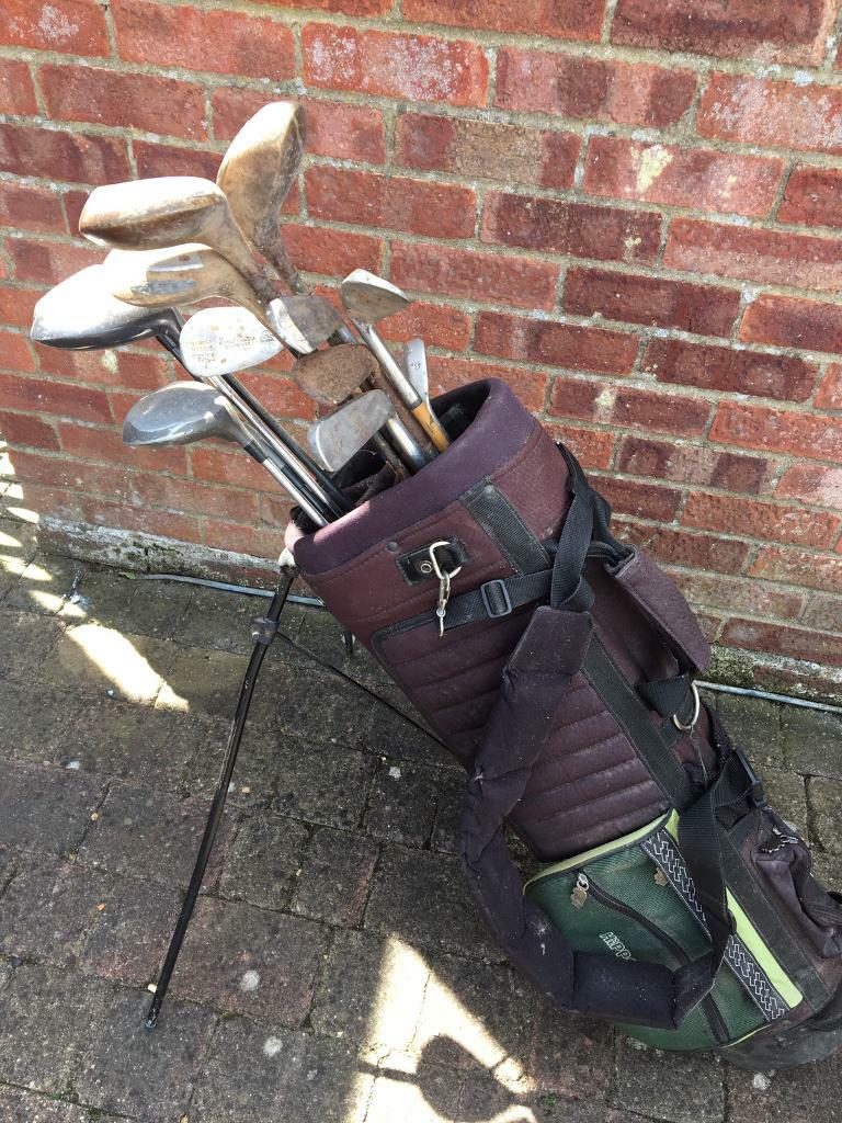 Old golf clubs & Hippo Bag in Mattishall, Norfolk Gumtree