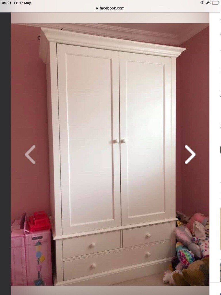 Large Wardrobe Bought From The White Company In Rhiwbina