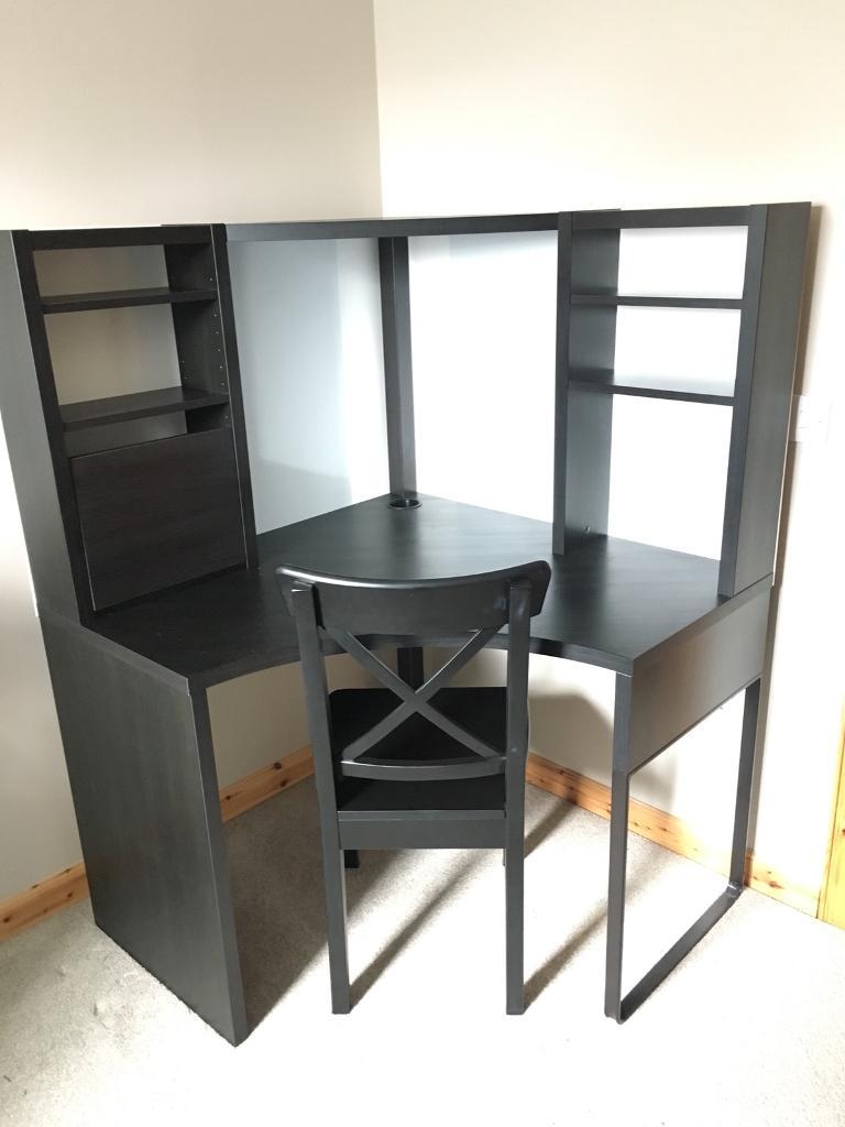 Ikea Micke Corner Desk and Chair in Montrose, Angus Gumtree