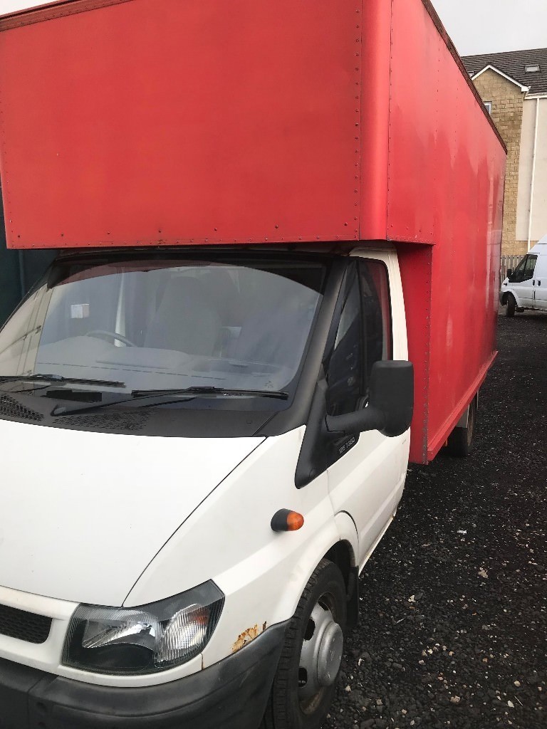 FORD TRANSIT LUTON VAN VERY BIG BOX TWIN WHEEL 105K GENUINE MILES NO