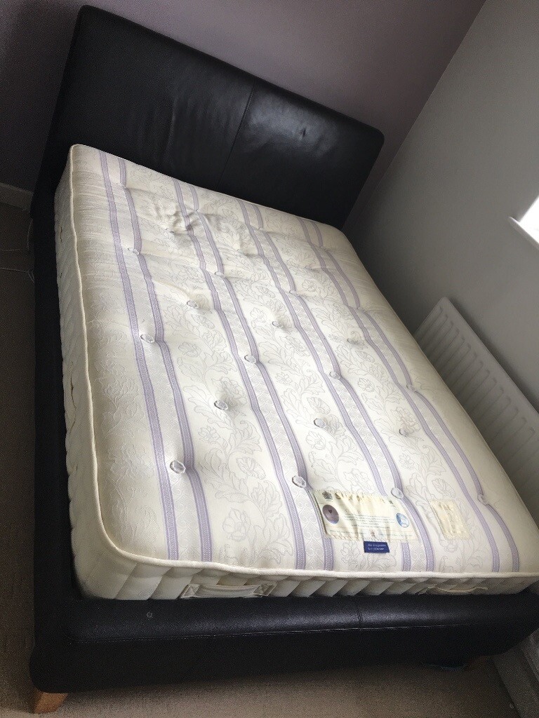 DREAMS King size bed and Mattress excellent condition in Whitnash