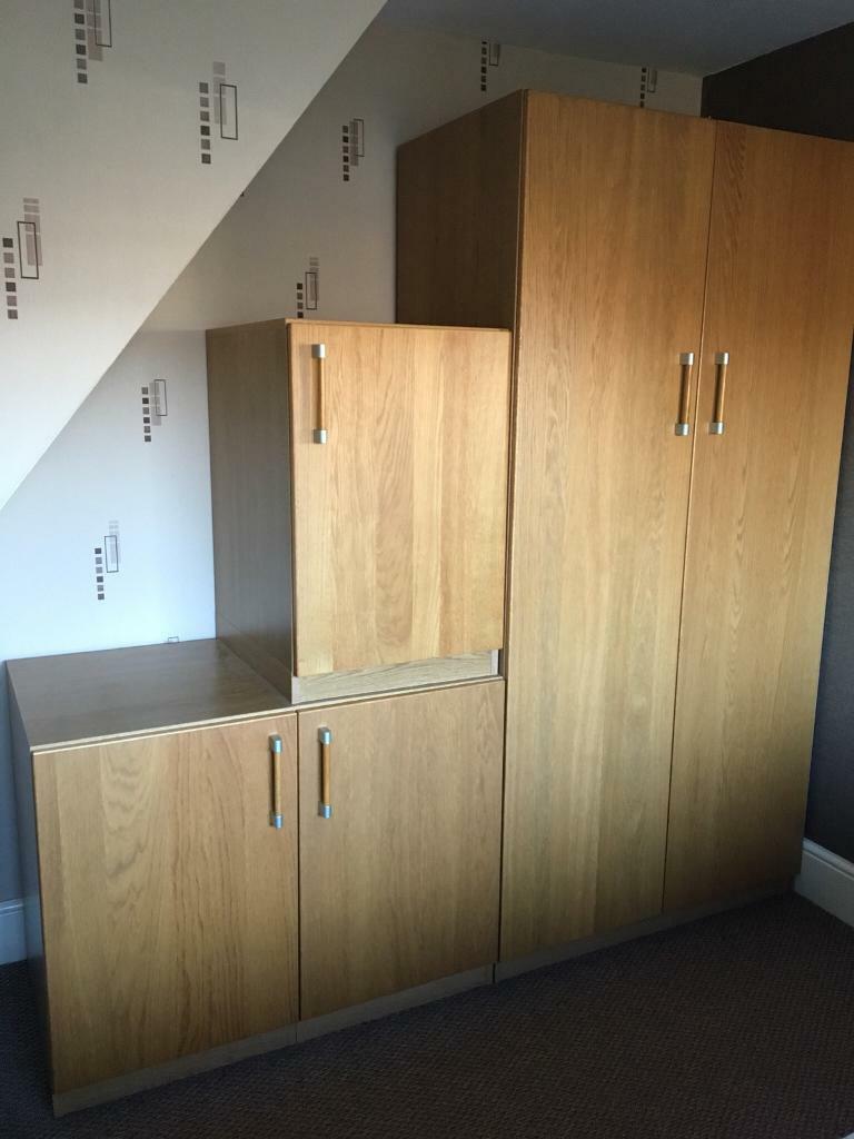 Ikea Malm Double Wardrobe And Cupboards In Blyth