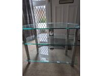Free - glass TV unit - collection only 