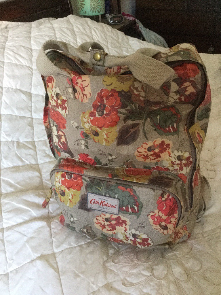 cath kidston quilted backpack