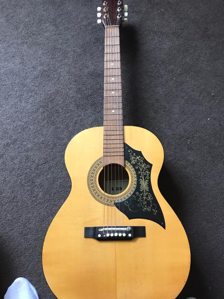 Kay K320 guitar vintage 1967 based on Gibson hummingbird in Wyke