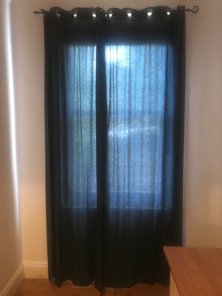 Ikea Mariam Dark Turquoise Curtains In Forest Hill London Gumtree