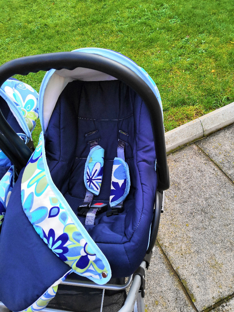 Twin Pram 3in1 Pushchair Double Buggy Twins +Car seats