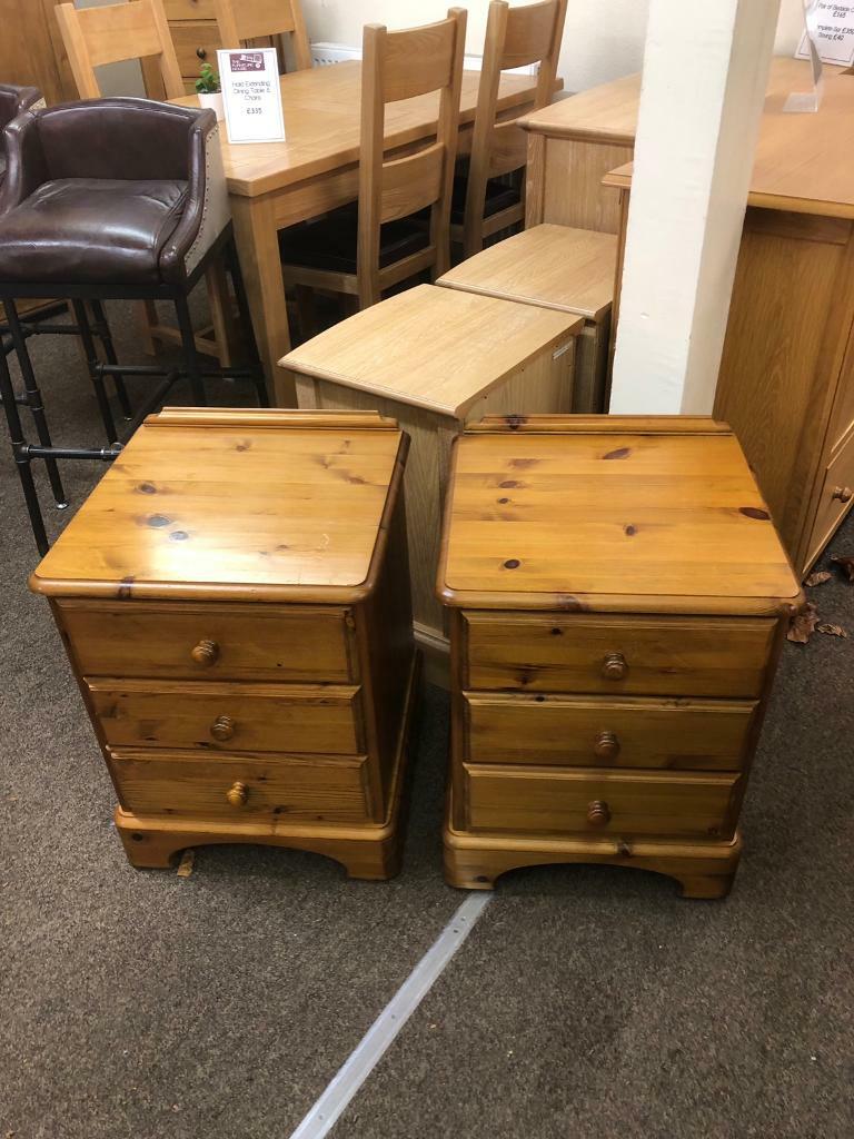 Pair of Ducal pine bedside chests * free furniture delivery * in