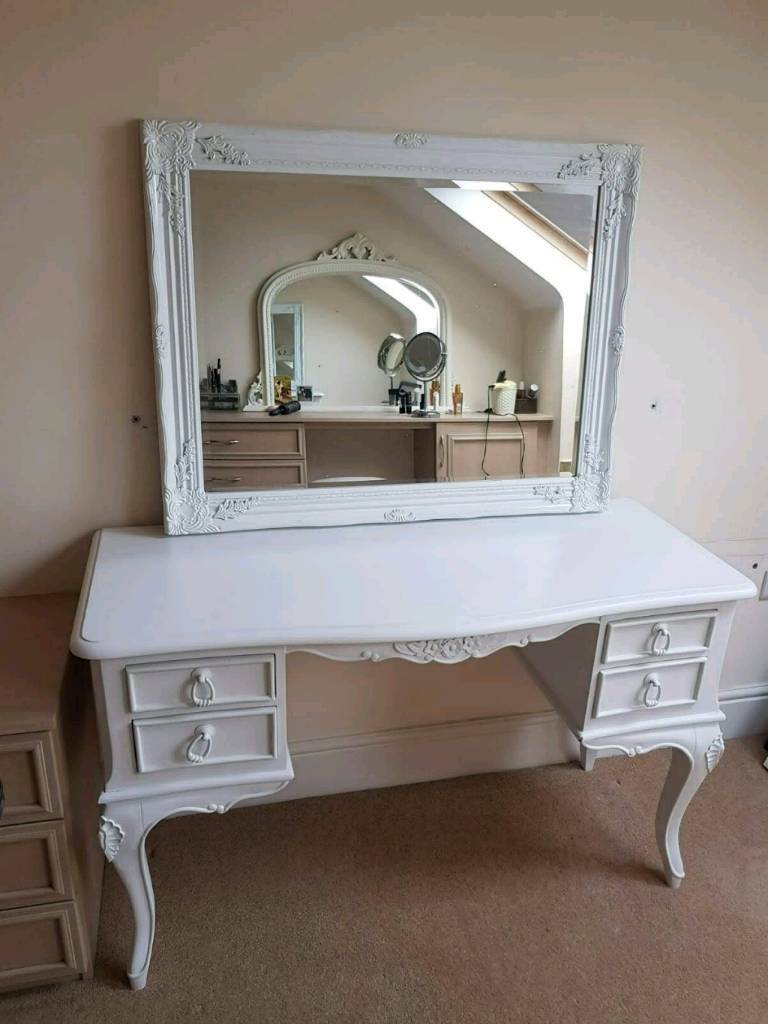 White John Lewis dressing table with mirror in Solihull, West