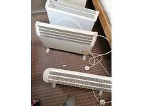 Three electrical heaters