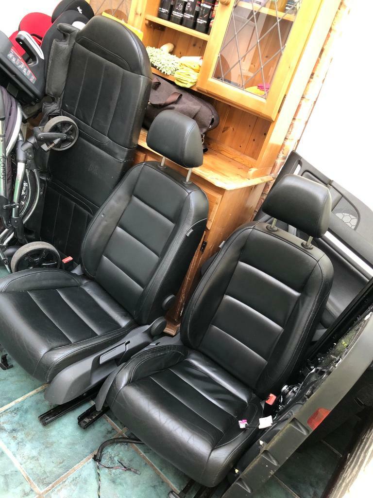 VW Golf MK5 leather seats GTD GT R32 Immaculate condition Black leather