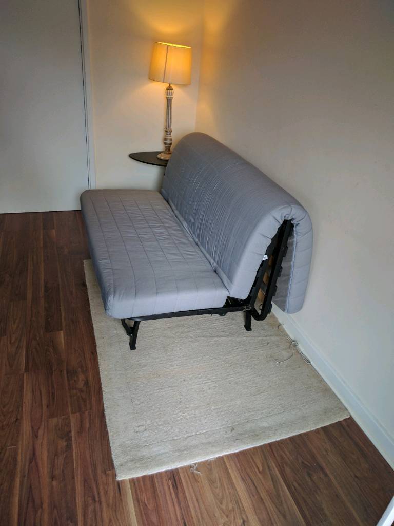 IKEA lycksele sofa bed with cover two three seater sofabed free