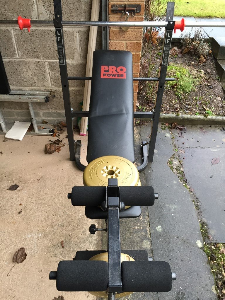 Pro Power Weight Bench and Weights in Jordanhill, Glasgow Gumtree