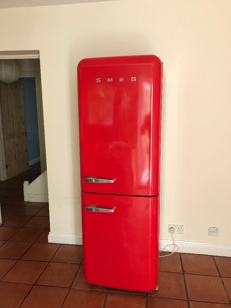 Smeg Fridge, Red, in very good used condition in Redland, Bristol