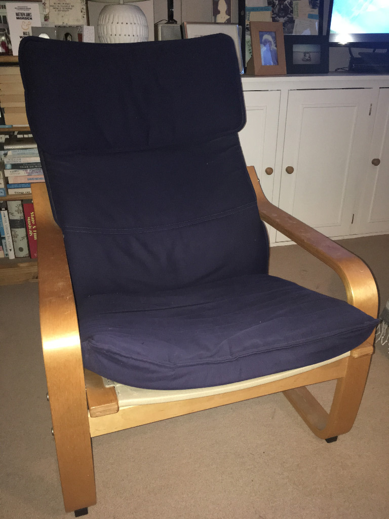 FREE old blue IKEA Poang chair in Tooting, London Gumtree