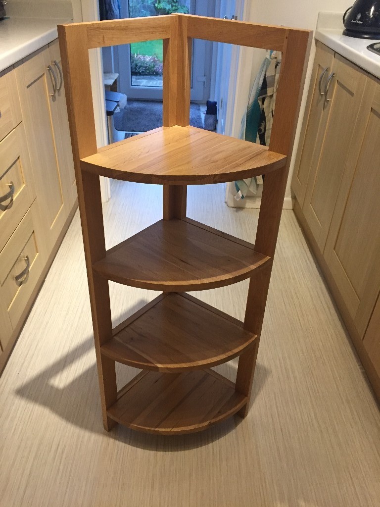 Oak corner shelf unit in Alcester, Warwickshire Gumtree