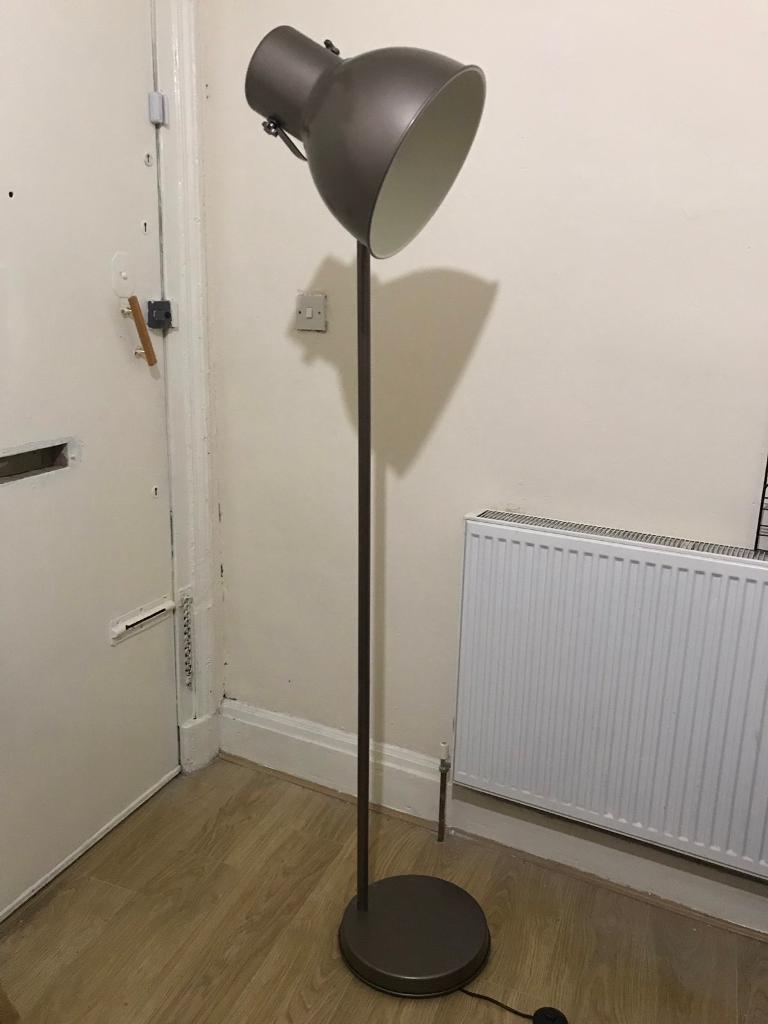 IKEA Floor Lamp HEKTA now discontinued coppery brown colour in
