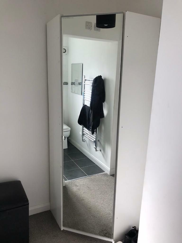 Ikea corner wardrobe with mirrored door in Blidworth, Nottinghamshire