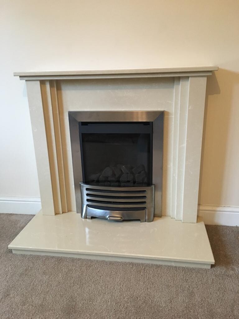 Gas Fire Marble Surround in Alcester, Warwickshire Gumtree