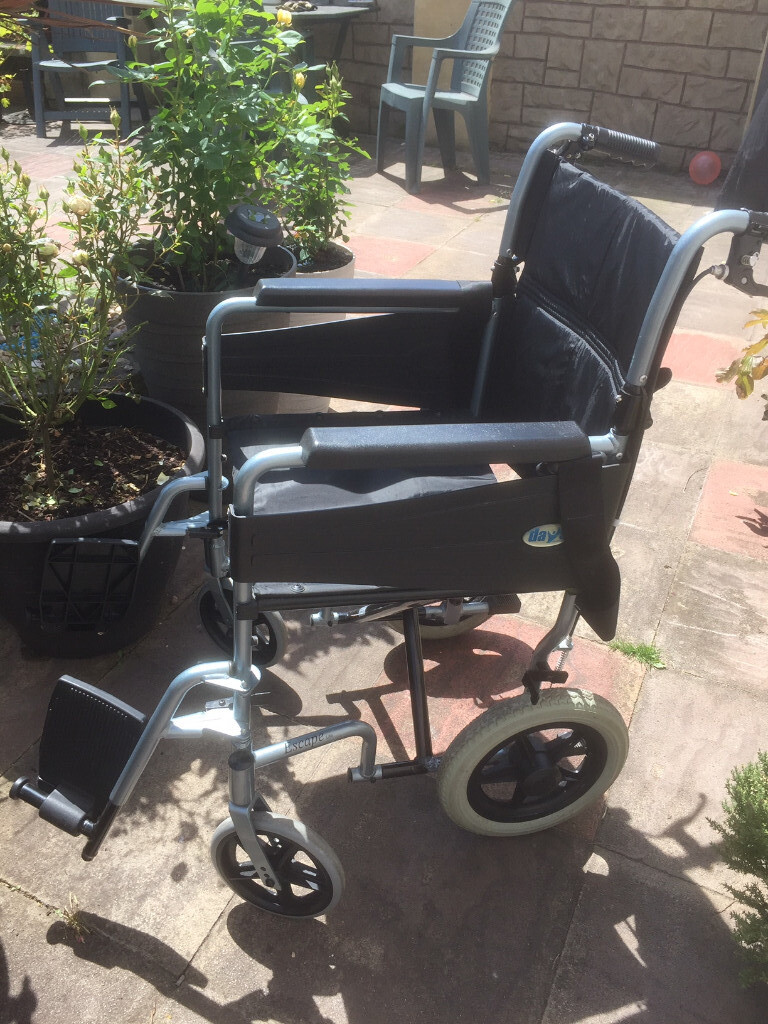 Black Wheelchair with small wheels | in Port Talbot, Neath Port Talbot