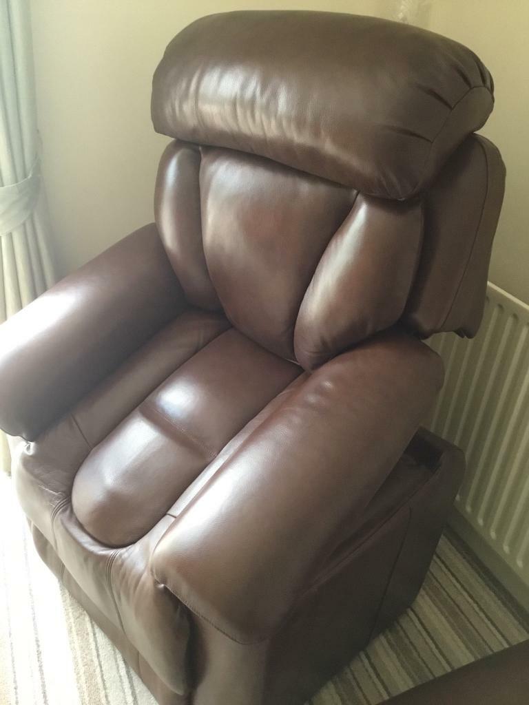 DFS tilt and recline genuine leather arm chair in Sheffield, South