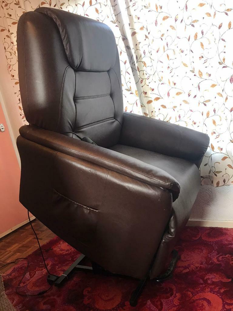 Rise & recline chair leather in Plymouth, Devon Gumtree