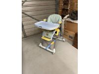 Padded high chair. Used. 