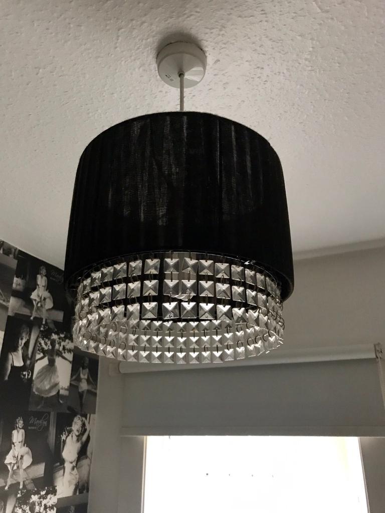 Black And Silver Beaded Light Shade In Coventry West Midlands