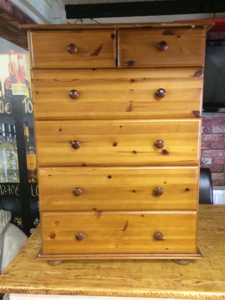 PINE DOVETAIL CHEST OF DRAWERS in Derby, Derbyshire Gumtree